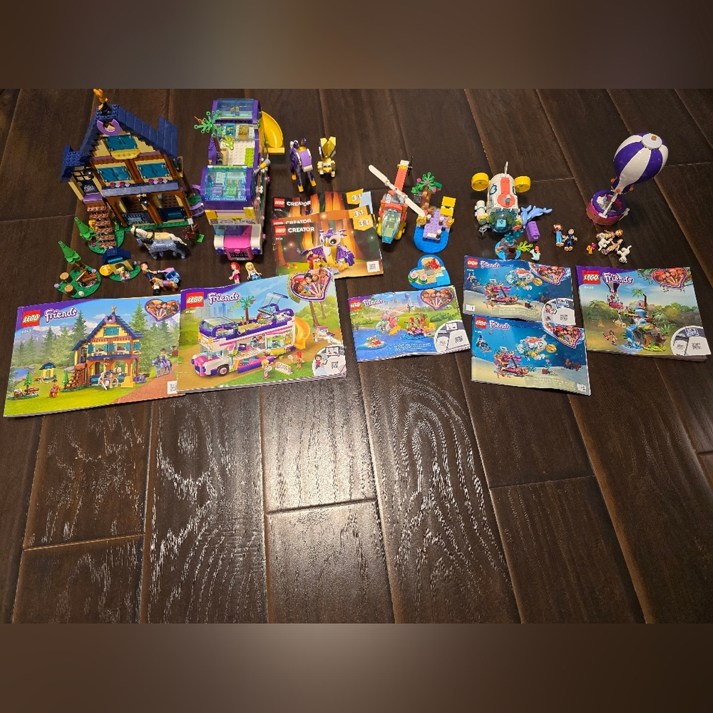 LEGO Friends Sets horses ocean cabin retired Retired horseback riding dolphins